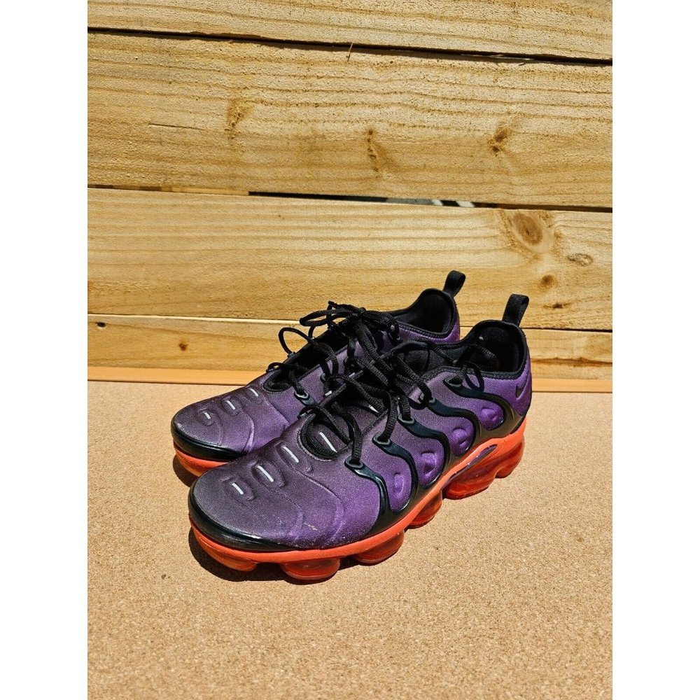 Nike Air VaporMax Plus Voltage Purple Black 924453-500 Mens Size 12 Used Good